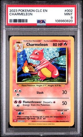 Charmeleon #2 PSA 9 [Pokemon CLC Trading Card Game Classic 2023]