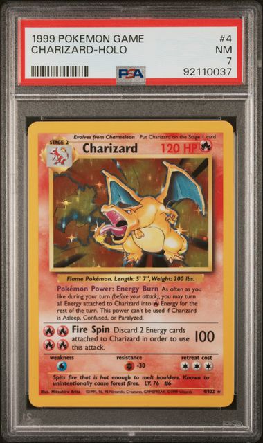 Charizard #4 PSA 7 [Base Set]