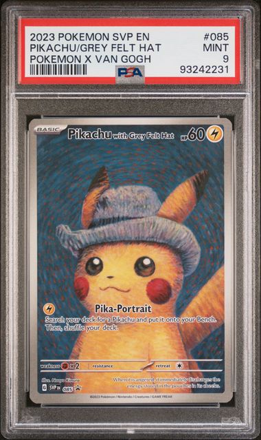 Pikachu With Grey Felt Hat