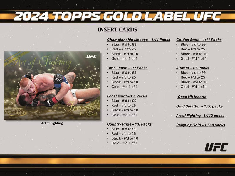 Topps Gold Label UFC 2024 - Hobby Box