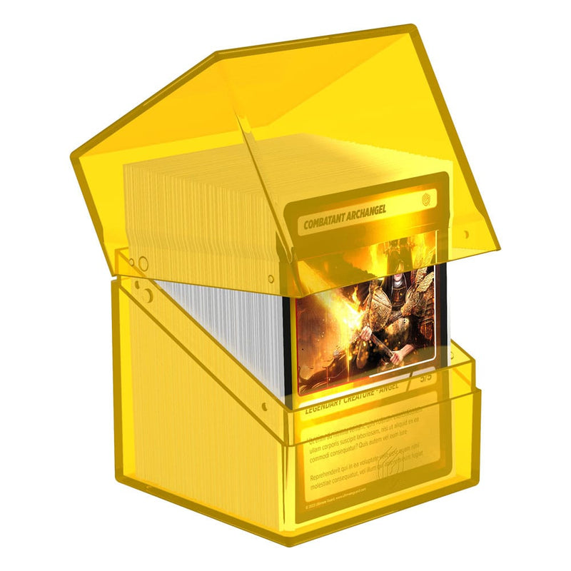 Ultimate Guard: Boulder Deck Case 100+ Clear Amber