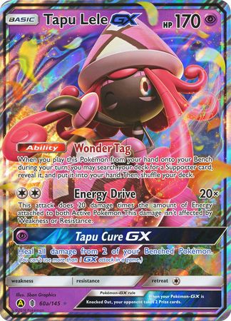 Shiny Tapu Koko GX SM50 Wave Holo Promo - Shiny Tapu Koko GX