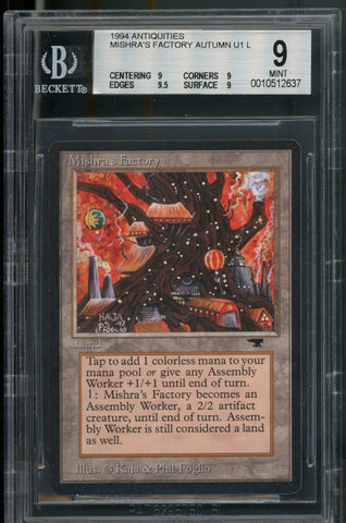 Mishra's Factory (V.1 Autumn) BGS 9Q+ [Antiquities]