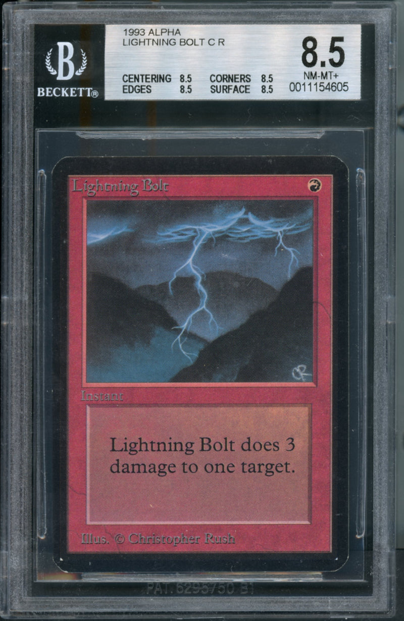 Lightning Bolt BGS 8.5Q [Limited Edition Alpha]