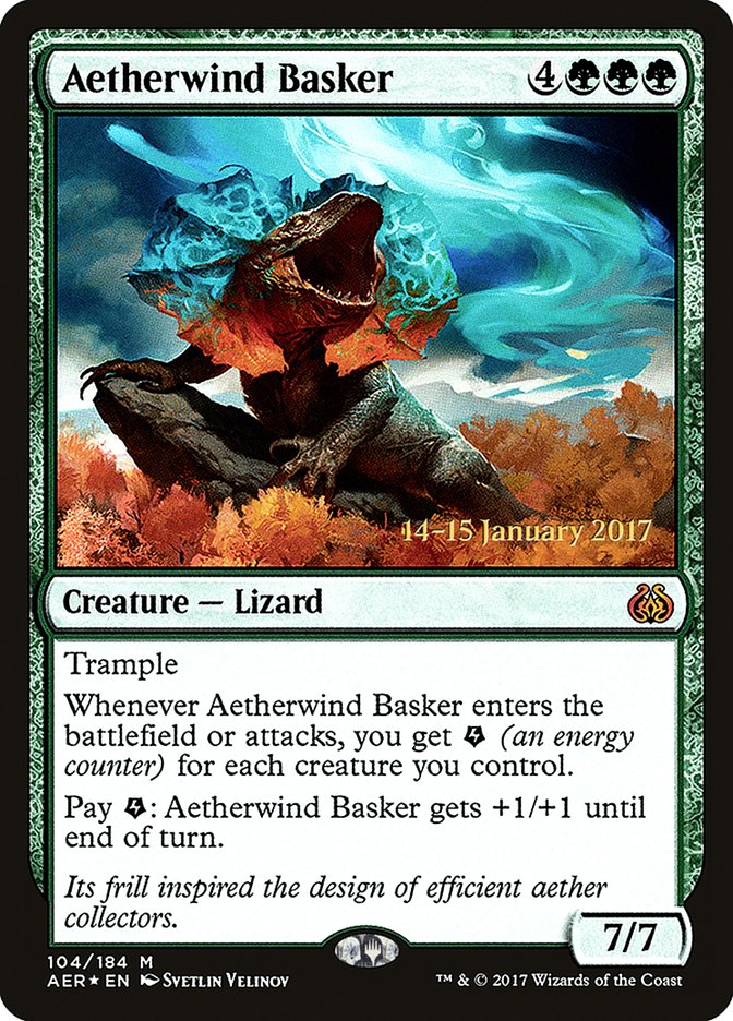 Aetherwind Basker (Prerelease Promo) [Aether Revolt Prerelease Promos]