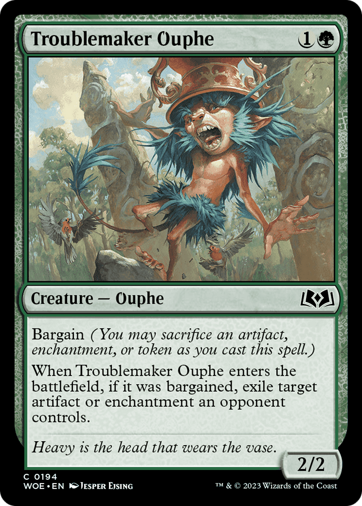 Troublemaker Ouphe [Wilds of Eldraine]