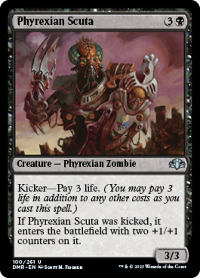 Phyrexian Scuta [Dominaria Remastered]