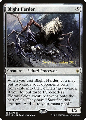 Blight Herder (Prerelease Promo) [Battle for Zendikar Prerelease Promos]
