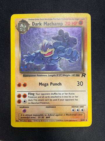 Team Rocket Dark Machamp HOLO [TR 10]