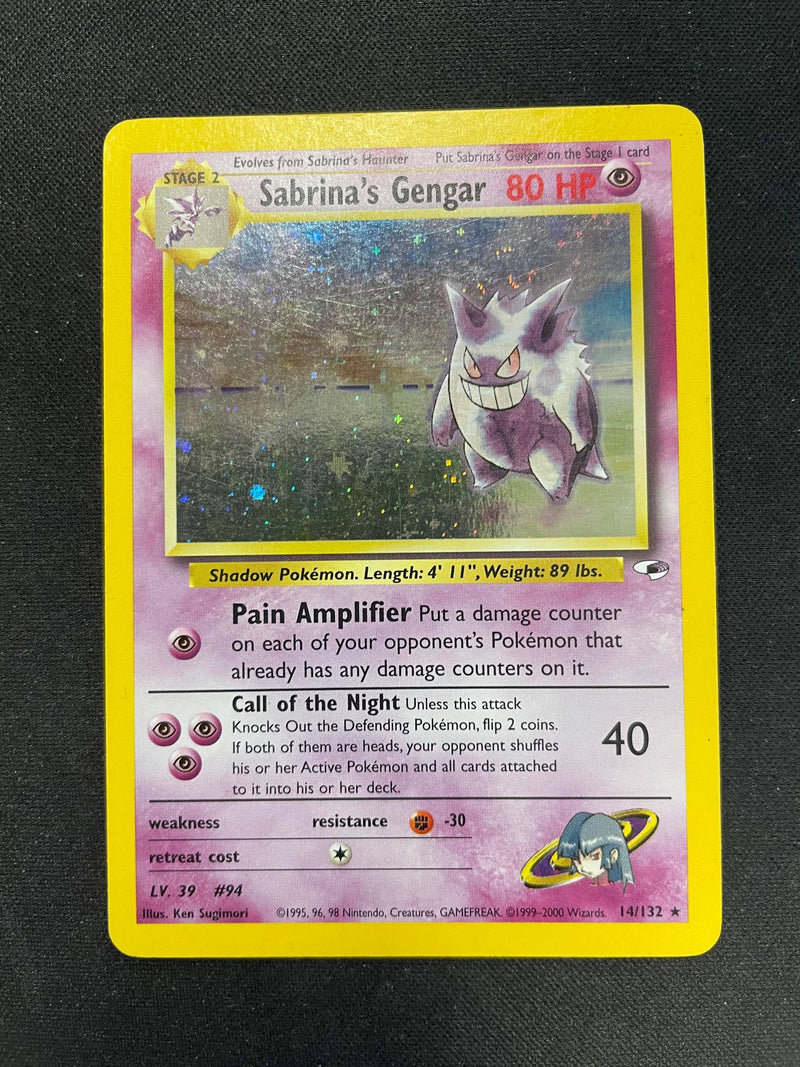 Gym Heroes Sabrina's Gengar HOLO [GH 14]