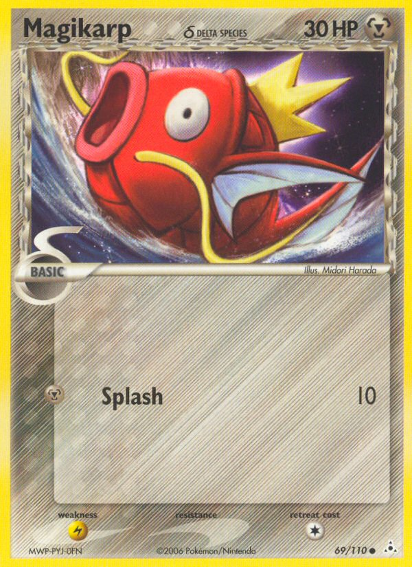 Magikarp (69/110) (Delta Species) [EX: Holon Phantoms]