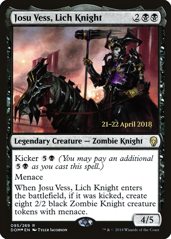 Josu Vess, Lich Knight [Dominaria Promos]