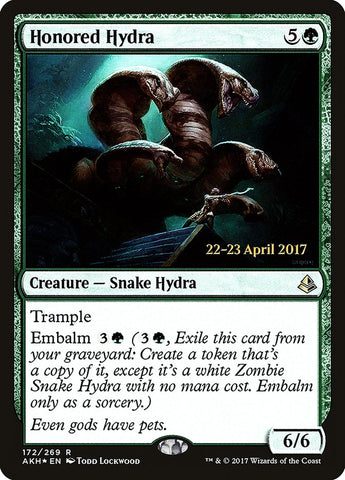 Honored Hydra (Prerelease Promo) [Amonkhet Prerelease Promos]
