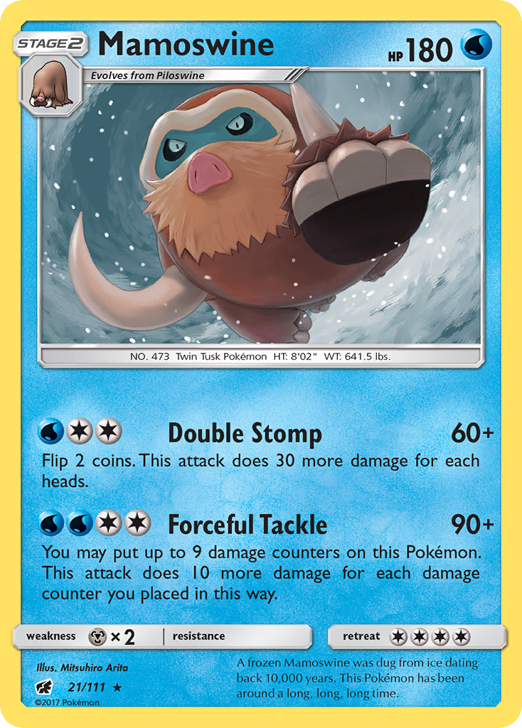 Mamoswine (21/111) [Sun & Moon: Crimson Invasion]