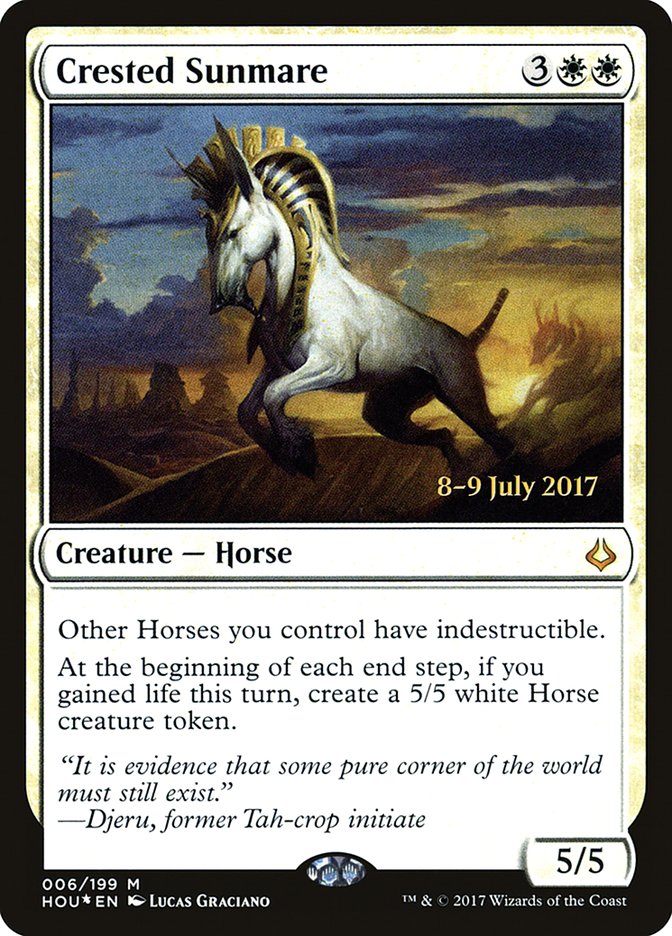 Crested Sunmare [Hour of Devastation Promos]