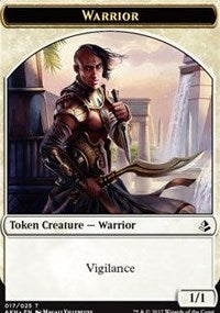 Warrior // Labyrinth Guardian Token [Amonkhet Tokens]