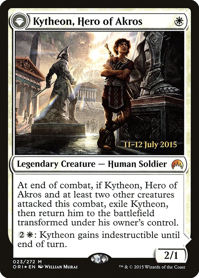 Kytheon, Hero of Akros // Gideon, Battle-Forged [Magic Origins Promos]