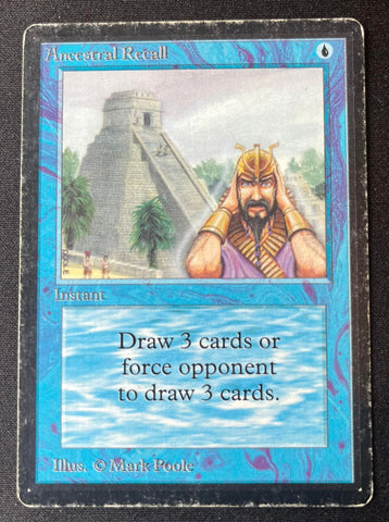 Ancestral Recall [Limited Edition Beta]