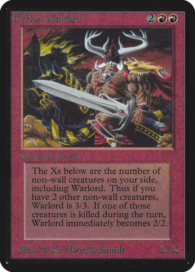Keldon Warlord [Limited Edition Alpha]