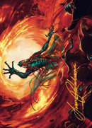 Gix, Yawgmoth Praetor Art Card (Gold-Stamped Signature) [The Brothers' War Art Series]