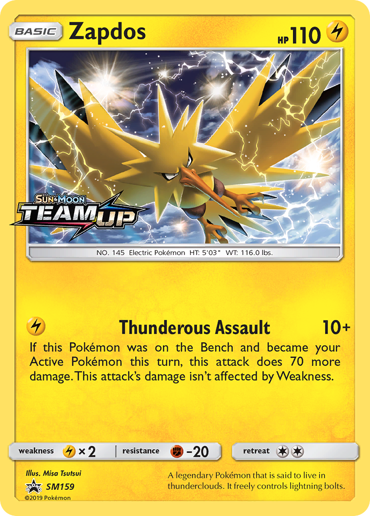 Zapdos (SM159) [Sun & Moon: Black Star Promos]