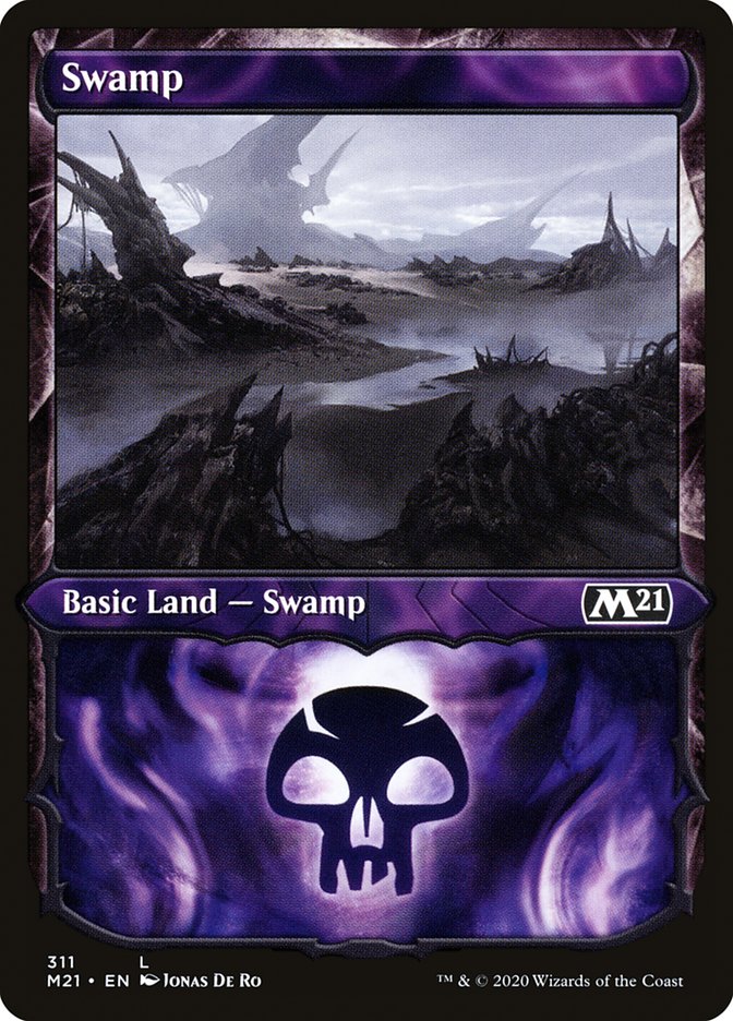 Swamp (Showcase) [Core Set 2021]