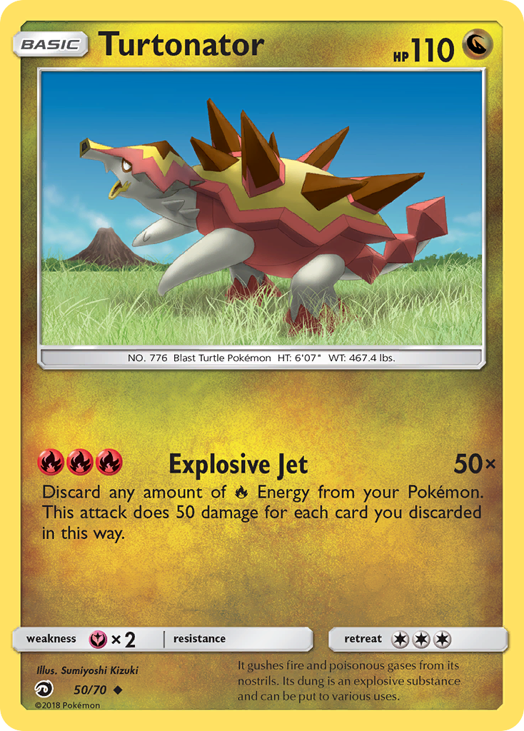 Turtonator (50/70) [Sun & Moon: Dragon Majesty]