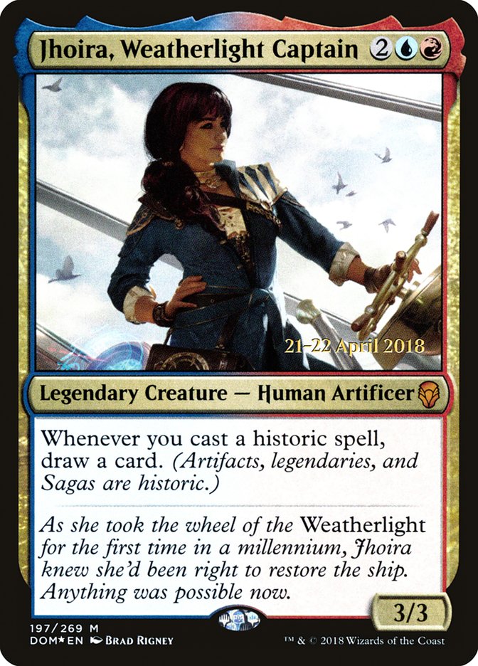 Jhoira, Weatherlight Captain [Dominaria Promos]