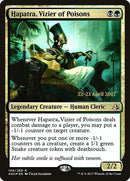 Hapatra, Vizier of Poisons (Prerelease Promo) [Amonkhet Prerelease Promos]