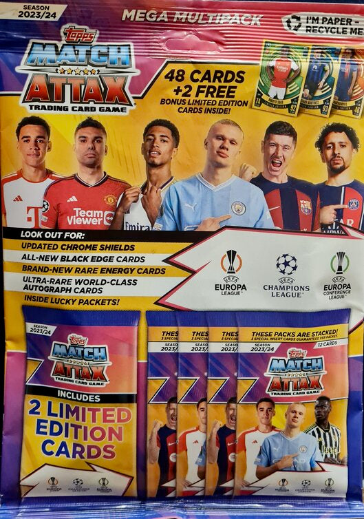 Fodboldkort - Topps Match Attax 2023/24 - Mega Multipack