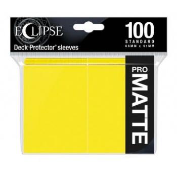 Ultra Pro Eclipse Lemon Yellow 100 Matte Sleeves