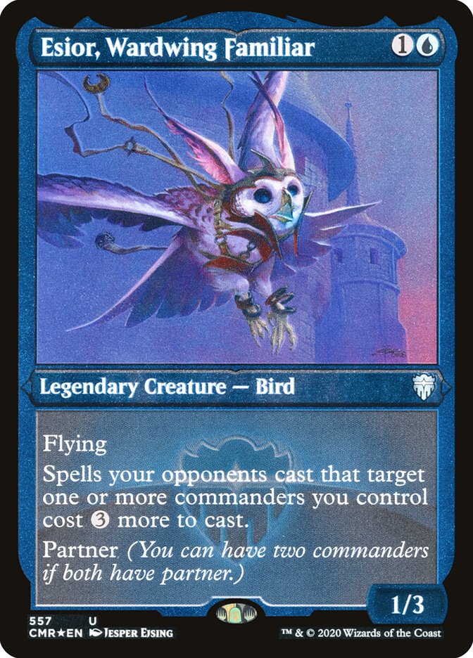 Esior, Wardwing Familiar (Foil Etched) [Commander Legends]