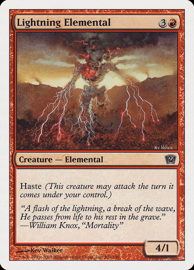 Lightning Elemental [Ninth Edition]