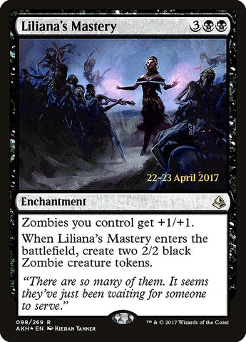Liliana's Mastery (Prerelease Promo) [Amonkhet Prerelease Promos]