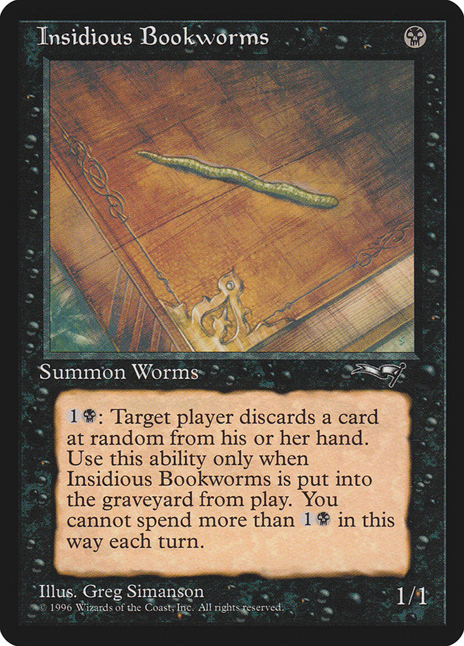 Insidious Bookworms (Single Worm) [Alliances]