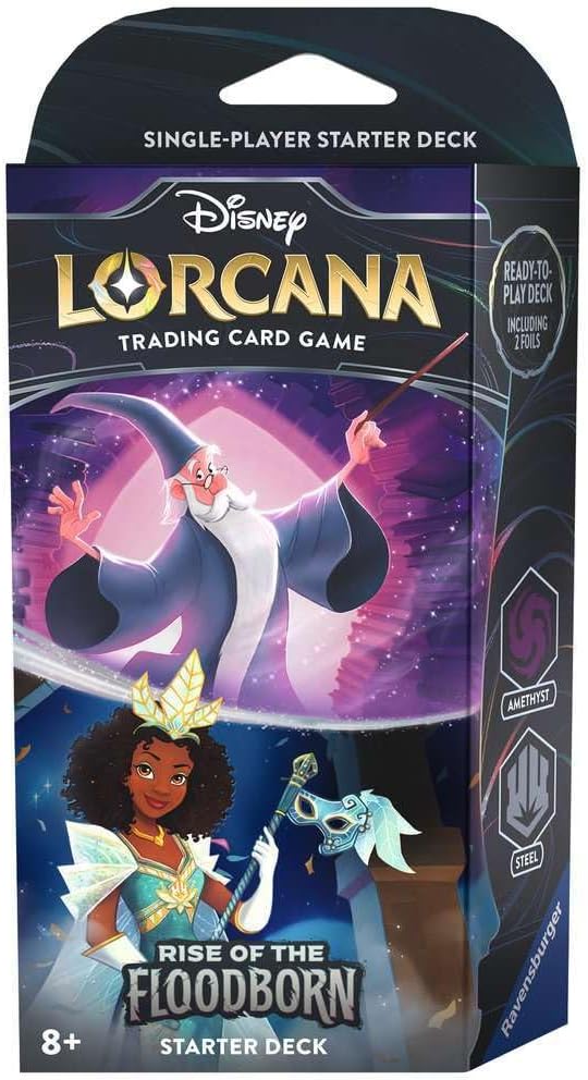 Disney Lorcana: Chapter 2 - Rise of the Floodborn - Merlin and Tiana Starter Deck