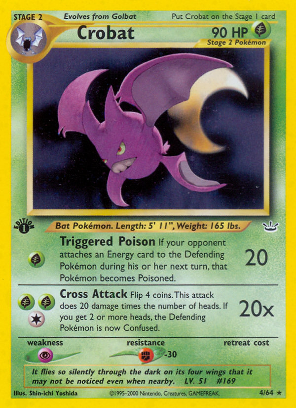 Crobat (4/64) [Neo Revelation 1st Edition]