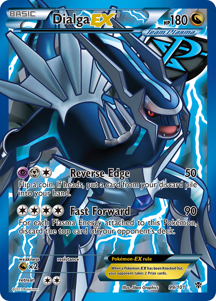 Dialga EX (99/101) [Black & White: Plasma Blast]