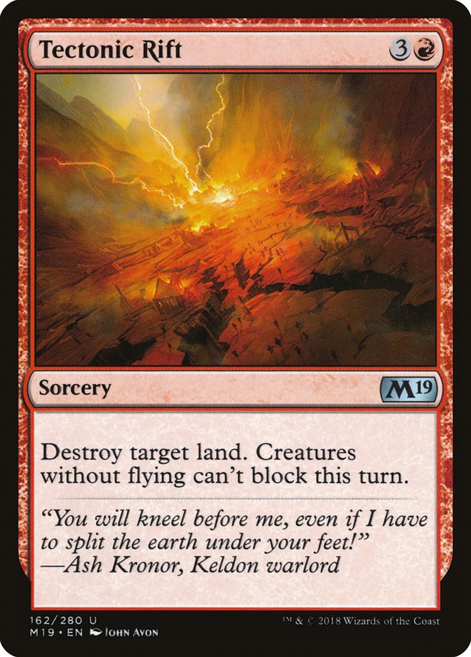 Tectonic Rift [Core Set 2019]