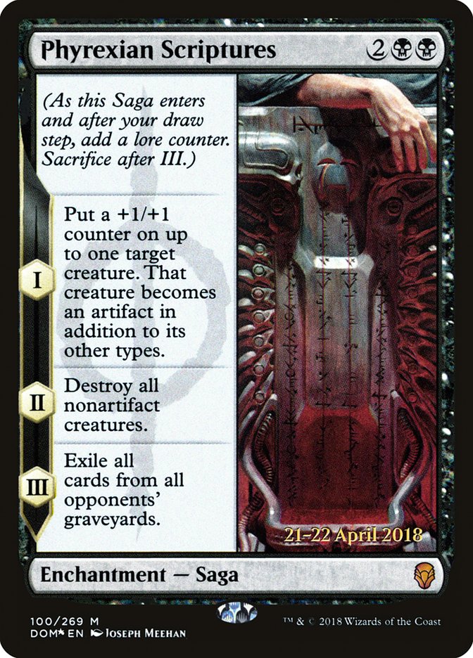 Phyrexian Scriptures [Dominaria Promos]