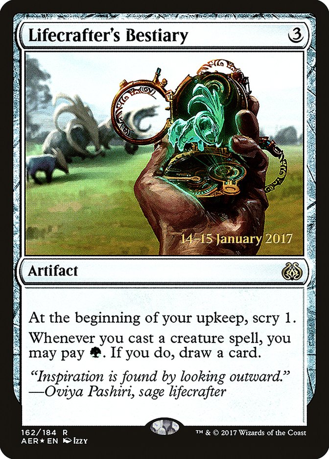 Lifecrafter's Bestiary (Prerelease Promo) [Aether Revolt Prerelease Promos]