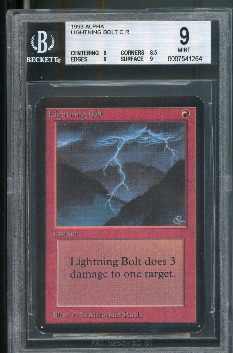 Lightning Bolt BGS 9B [Limited Edition Alpha]