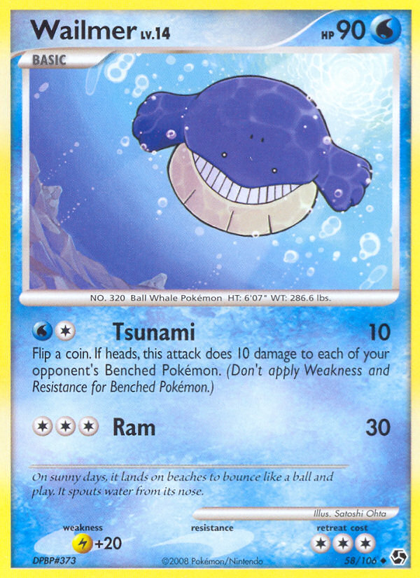 Wailmer (58/106) [Diamond & Pearl: Great Encounters]