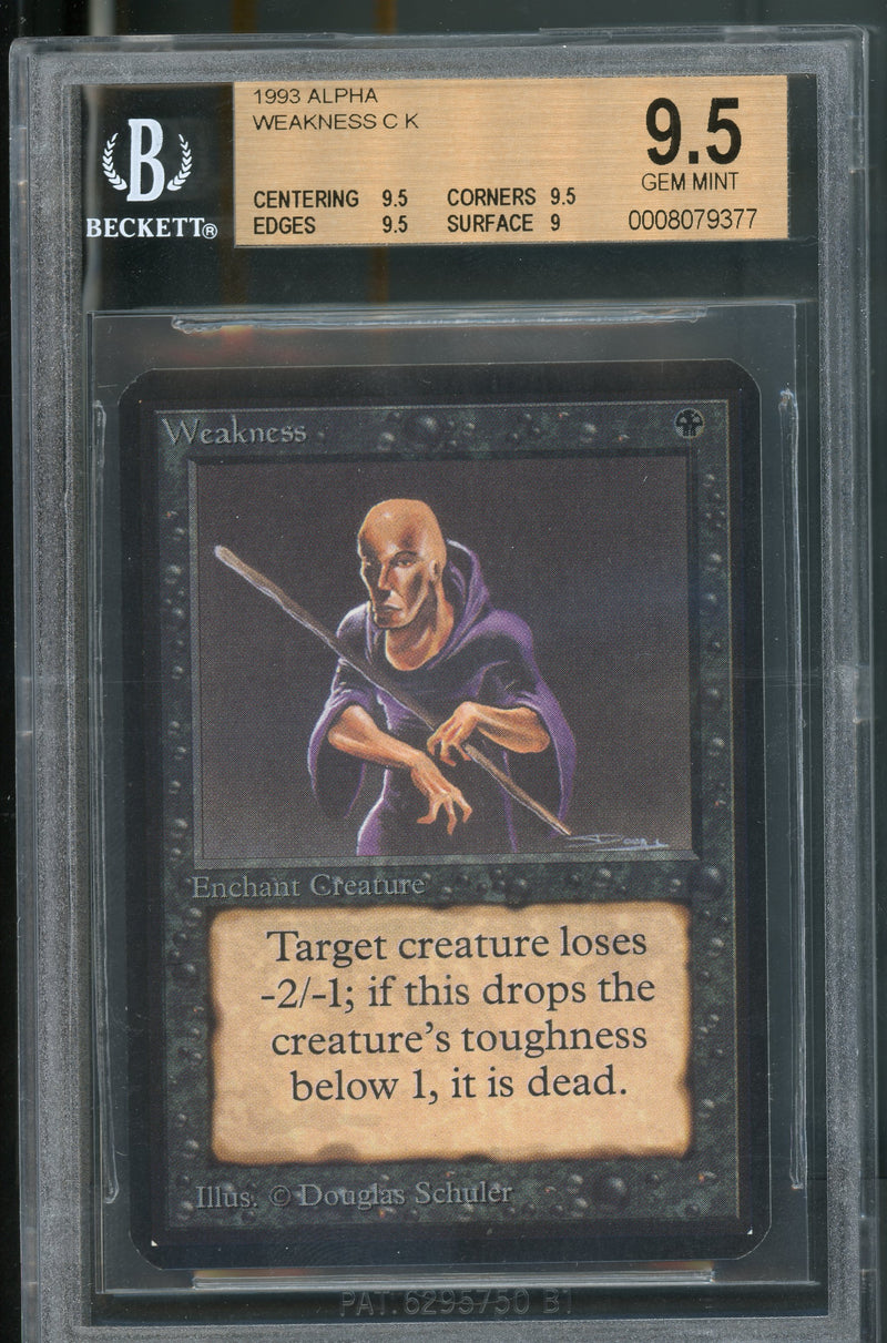 Weakness BGS 9.5B [Limited Edition Alpha]