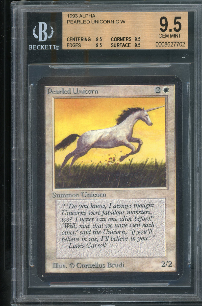 Pearled Unicorn BGS 9.5Q [Limited Edition Alpha]