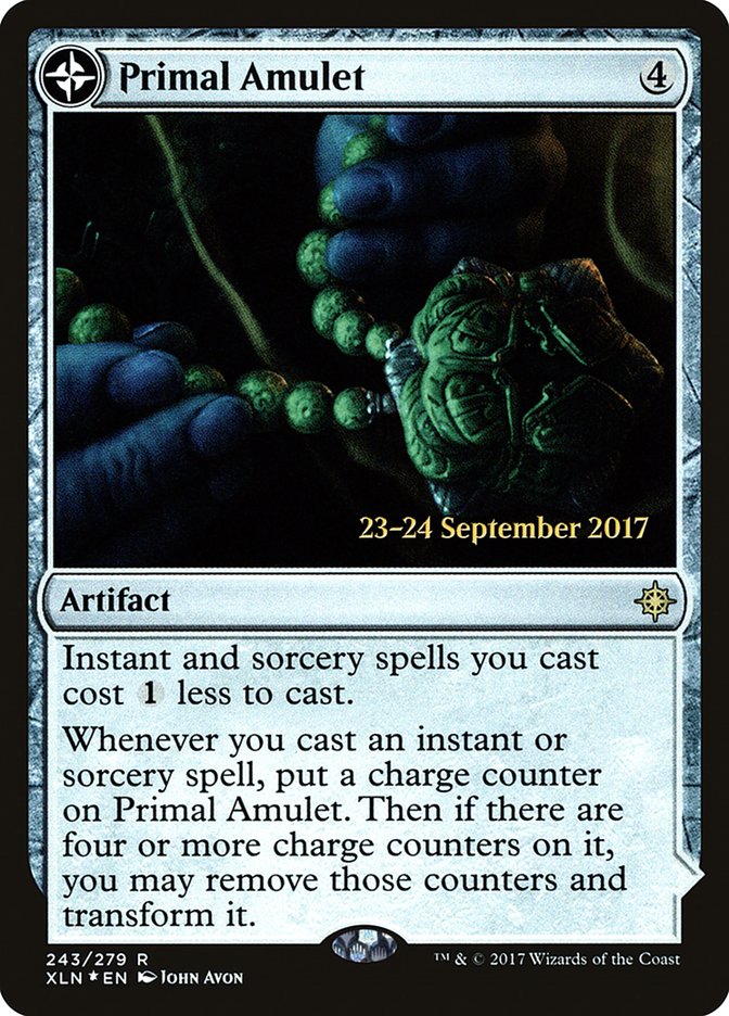 Primal Amulet // Primal Wellspring [Ixalan Promos]