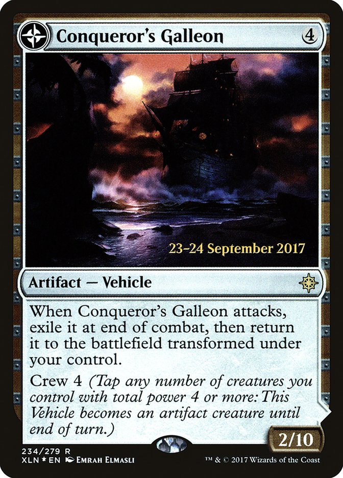 Conqueror's Galleon // Conqueror's Foothold [Ixalan Promos]