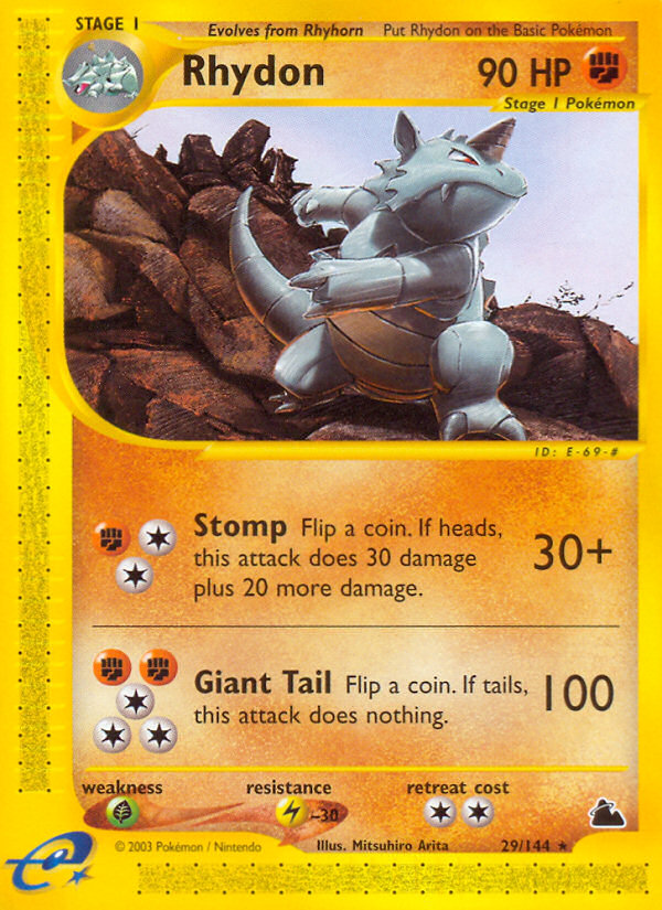 Rhydon (29/144) [Skyridge]