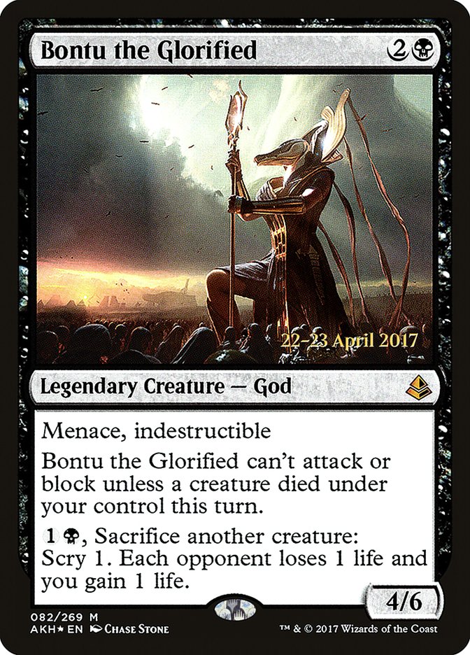 Bontu the Glorified (Prerelease Promo) [Amonkhet Prerelease Promos]