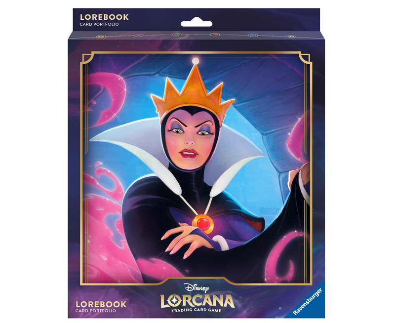 Disney Lorcana Tilbehør: Lorebook The Evil Queen 4-Pocket Card Binder